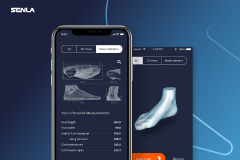 Mobile solution for 3D foot scanning
